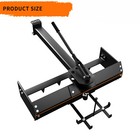 42  Tow Behind Box Scraper Blade Rust Resistant Lawn Tractor W  Adjustable Grip