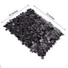 5 Black 10  Wide Large Payette Sequined Chair Sashes Party Wedding Decorations