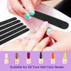 Emery Board Nail Files  24 Pack  100 180 Grit Wooden Nail File For Natural Nails