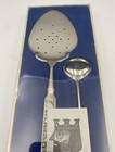 Konge Tinn Norwegian Pewter Set Fish Server   Small Ladle Viking Theme Handles 