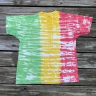 Rare Vintage Bob Marley And The Wailers  Tie-dye Shirt Size Large Made In  Usa
