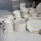 Pfaltzgraff Heritage White Replacement Lot Plates Bowls Cups Pitcher Casserole