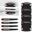 Car Door Handle Protector  8 Pcs Door Protectors For Vehicles  Black  Door 