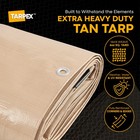 Tarpex - 12 Mil Tan Extra Heavy Duty Poly Tarp