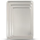Commercial Aluminum Baking Sheet Pan Set  Half Sheet Cookie Pans  Warp Resistant