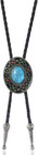 Vintage Turquoise Bolo Tie Men-women-western Cowboy Retro Leather Necklace