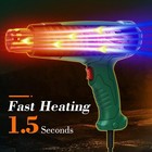 Heat Gun Heavy Duty Hot Air Adjustable Temperature 4 Nozzles Tool  572    932   