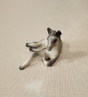 Hr Hagen Renaker Horse 1957 Lying Foal Matte White Gray Miniature Figurine