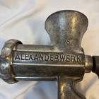 Alexanderwerk Antique Meat Grinder  8 Cast Iron German