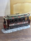1993 Coca Cola Town Square Collection Porcelain 5  Trolley Car Free Shipping