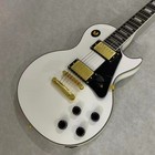 Lp White Electric Guitar Mahogany Body Rosewood Fingerboard Hh Pickups In Us