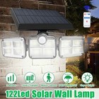 9900000lm Led Solar Street Wall Lights Security Flood Lamp Motion Sensor Outdoor