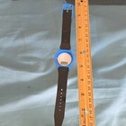 N Sync Nsync Wristwatch Blue Case Black Strap Band Photo Logo Parts Only