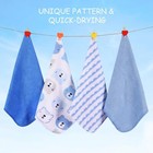 Baby Washcloths  Momcozy Ultra Soft Absorbent Towel  8pcs Newborn Bath Face Towe