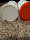 Bar Beverage - Pour Bottles  pbb-10  Red  Lid 1 Qt Set  Of 2 Store Liquid Slushy