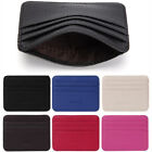 Slim Minimalist Front Pocket Wallet rfid Blocking Credit Card Holder Id Window