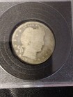 1896- Barber Quarter     Classic U s  Silver Coin