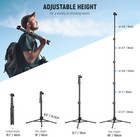 Neewer Phone Camera Tripod 66  Alumium Selfie Stick Travel Vlog Stand Load 11lb