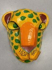 Vintage 1975 Signed Gina Truex Paper Mache Cheetah Wall Art Wall Hanging
