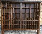 Antique Hamilton Printer Type Case 22x19 5 Two Iverson Wi Letterpress Tray