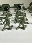 Tim-mee 2 5  Plastic Army Men Toy Soldiers Green Lot 39 12 Poses Vintage