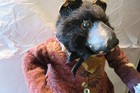 27  Rat Mole Halloween Mythical Gothic Creepy Scary Mohair  Poseable Doll