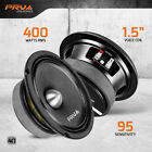 4x Prv Audio 6mr400-4 Bullet Midrange 6 5  Speakers 4 Ohm Pro Car Audio 1600w
