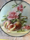 Victorian Chimney Flue Cover  Made In Germany Glass