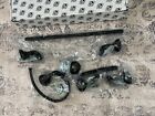 Ql 4 Piece Bathroom Hardware Accessories Set W 24  Towel Bar Oil Rubbed Bronze