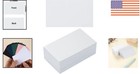 100 Pack White Cardstock - Sturdy 250gsm For Invitations And Postcards