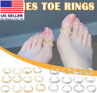 24pcs Open Toe Rings Set For Women Adjustable Gold Plated And Silver Plated
