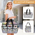 Josiviky Craft Storage Organizer Tote Bag  Art Supply Caddy  Carrying Bag