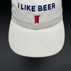 Michelob Ultra Hat I Like Beer White Adjustable Strapback Cap