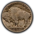 1913-d Ty-2 5c Indian Head Buffalo Nickel - Type 2 - Vf Semi Key Date - Z5985