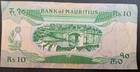  1985  Mauritius 10 Rupees P35 A22-643694 