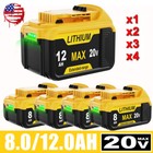 20v For Dewalt 20 Volt Max 3 0 8 0 12 0ah Lithium Battery Dcb206-2 Dcb210 Dcb203
