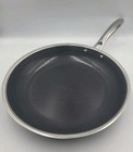Hexclad Hypbrid Nonstick Stainless Steel 10  Frying Pan  No Lid - Good Condition