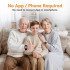 Pedometer Watch Senior Friendly No App phone Required waterproof Fitness Tracker
