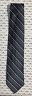 Brooks Brother Silk Multicolor Thin Stripes Design Tie Brand New
