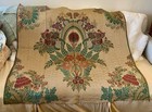 Ant  Art Nouveau arts And Crafts Era Woven Wall Tapestry-floral Motif -48   x47   