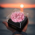 Fresh Cut Flower Preserved Peony For Women Mom Wife Girlfriend - Cherry Pink