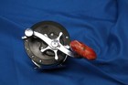 Vintage Penn Long Beach No  66 Black Fishing Reel  - Made In Usa
