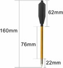 50-80lbs Aluminium Crossbow Arrows 6 5  Steel Tips For Pistol Crossbow 12pcs