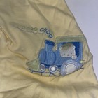 Vintage Starting Out Baby Footed Sleeper Pajamas Newborn Yellow   Blue Cartoon