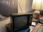 Vintage Rca Solid State 12  B w Television Model Ajr 120w Taiwan 1983 Working 