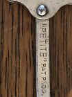 Vintage Antique    petite    Folding Metal Clothes Hanger Travel Pat Pndg Early 1900