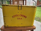Vintage Royal Crown Cola Metal Cooler 1950   s Ice Chest