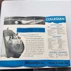 1954 Correct Craft Collegian 17  Mini Color Brochure  9x12 Fold Out Ex Condition