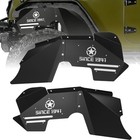 Heavy-duty Steel Front Inner Fender Liners For Jeep Wrangler Star Pattern