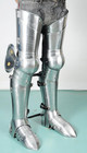 Medieval Knight Steel Leg Armor Set Greaves Steel Guard Larp Cosplay Costume